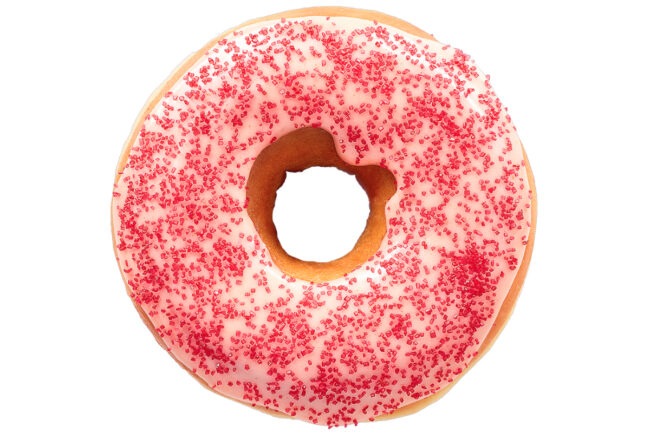 Dunkin' Spicy Ghost Pepper Donut