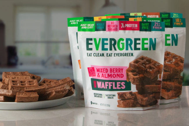 Evergreen frozen waffles