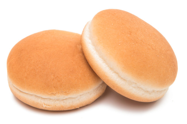 Plain hamburger buns