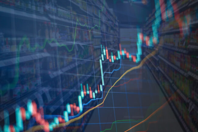 Supermarket stock prices