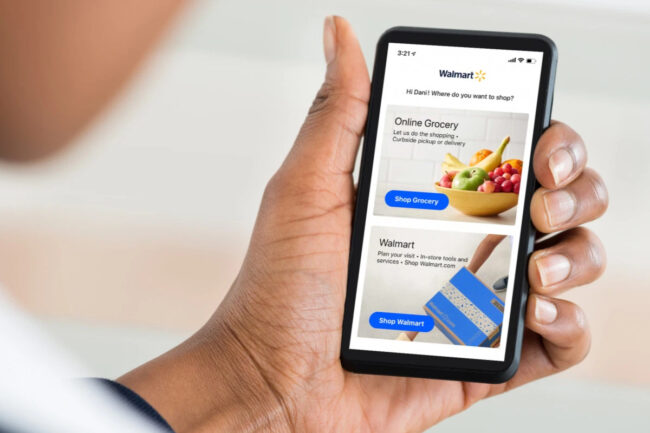 Walmart online grocery delivery app