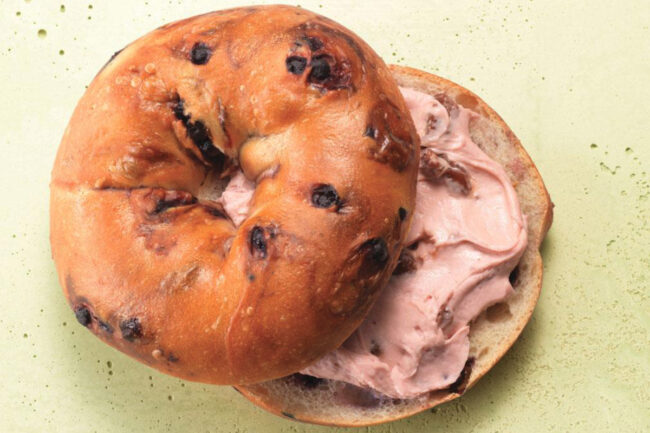 Panera blueberry bagel