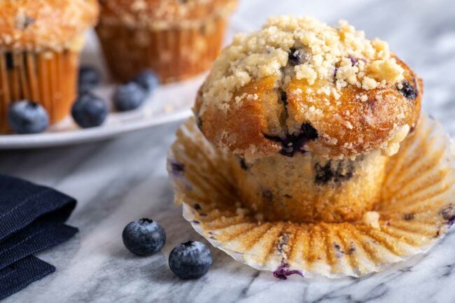 Blueberry muffins