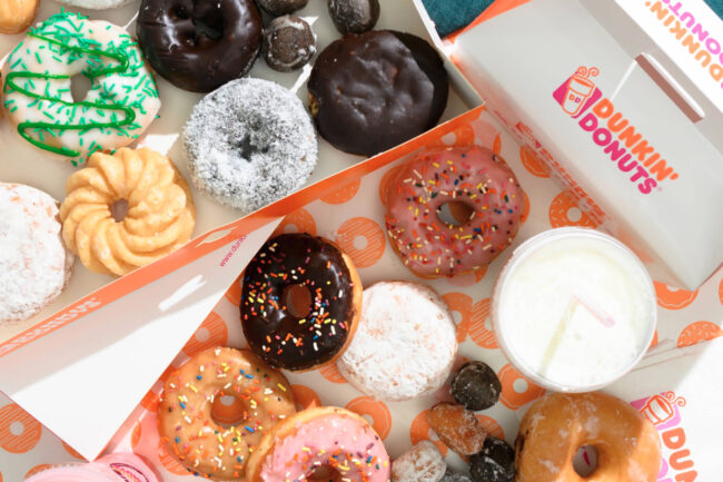 Dunkin' Uber Eats delivery