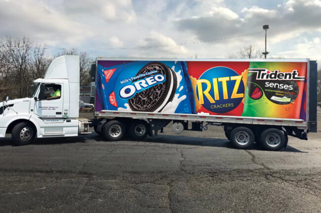 Mondelez DSD truck