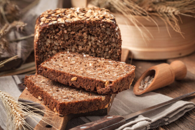 Whole grain rye bread