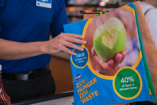 Reusable grocery bag from Kroger