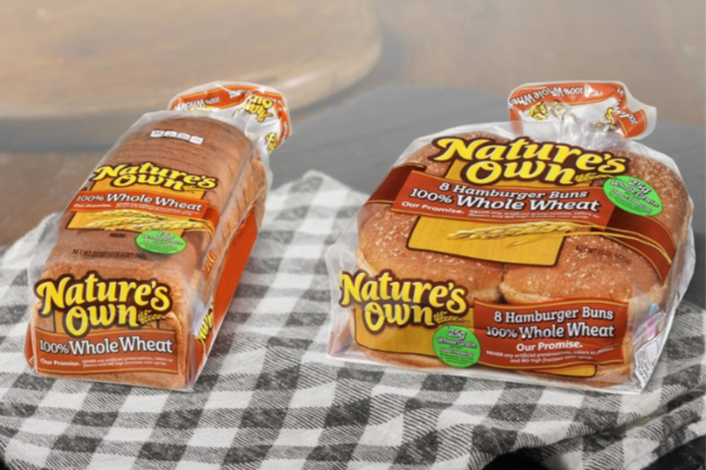 Nature's Own wheat bread