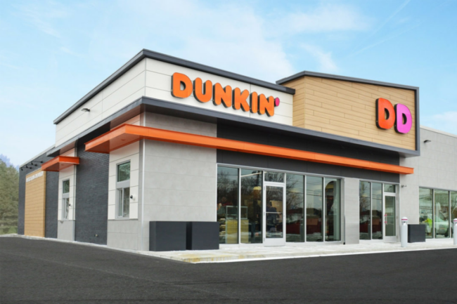 Dunkin restaurant exterior