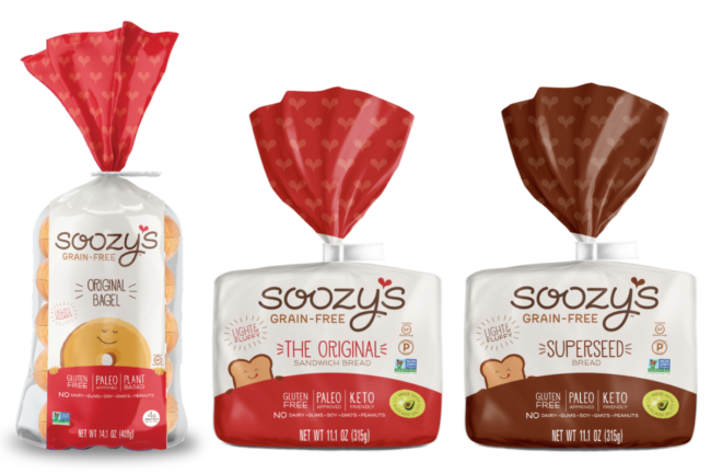 Soozsy's Grain Free bread and bagels