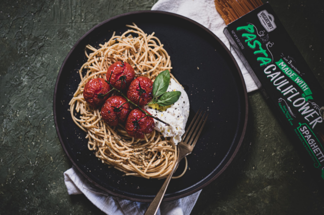 cauliflower pasta from Veggiecraft Farms