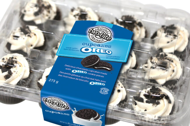 Two-Bite Oreo cupcakes