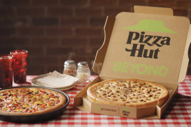 Pizza Hut Beyond Meat pizza