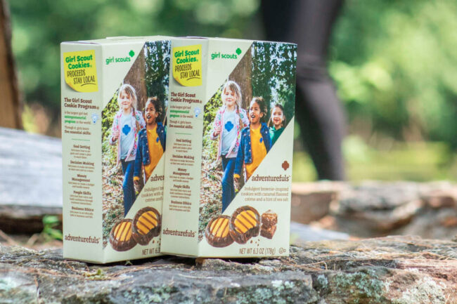 Girl Scout Adventurefuls Cookies