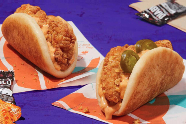 Taco Bell Crispy Chicken Sandwich Taco