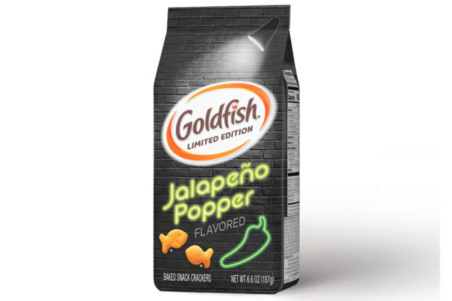 Pepperidge Farm Goldfish crackers jalapeño popper