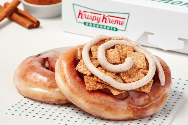 Krispy Kreme cinnamon rolls