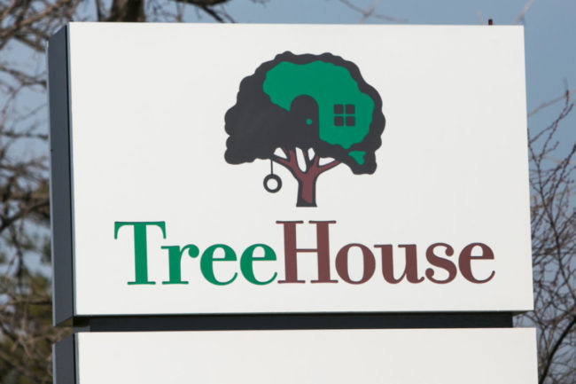 TreeHouse Foods sign