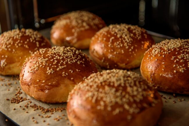 Sesame buns