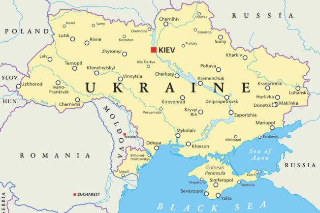 Map of Ukraine