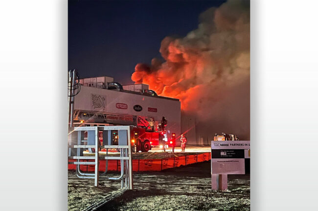 Fire at the Jonesboro, Ark., Nestle plant