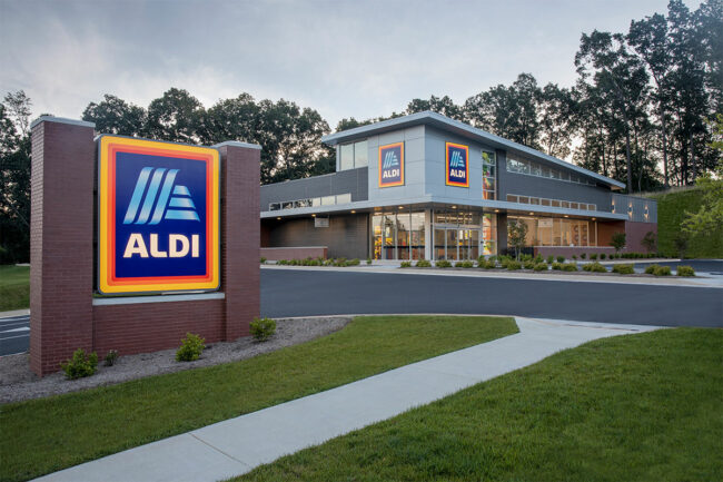 Aldi storefront