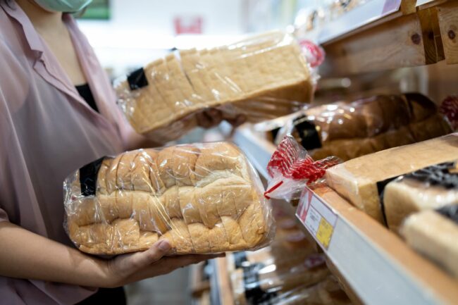 Packaged bread