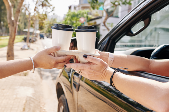 Drive thru coffee