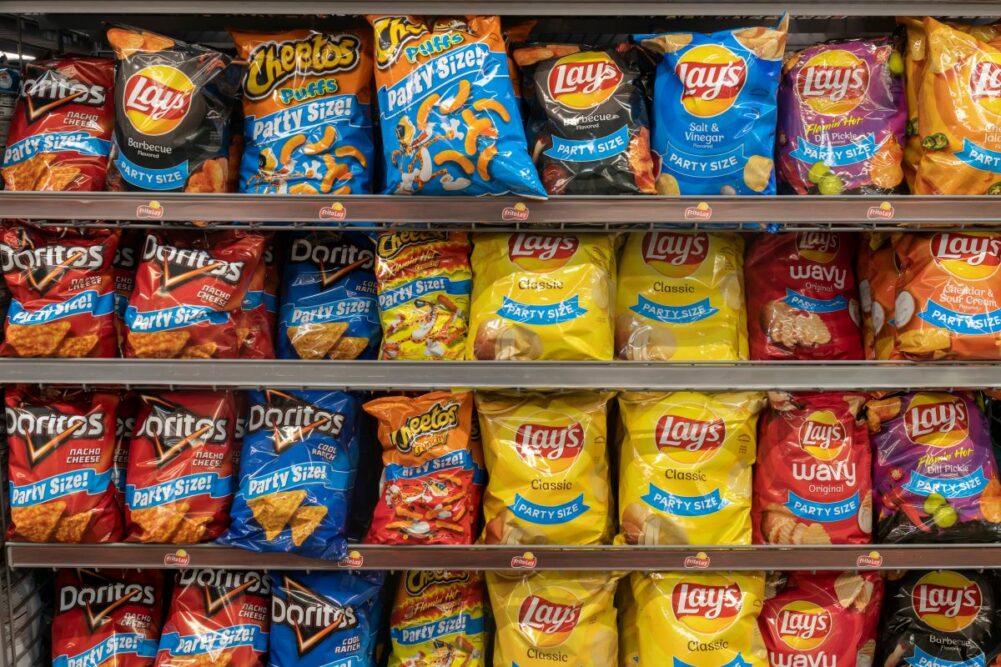 Frito-Lay chips, Lays, Doritos, Cheetos