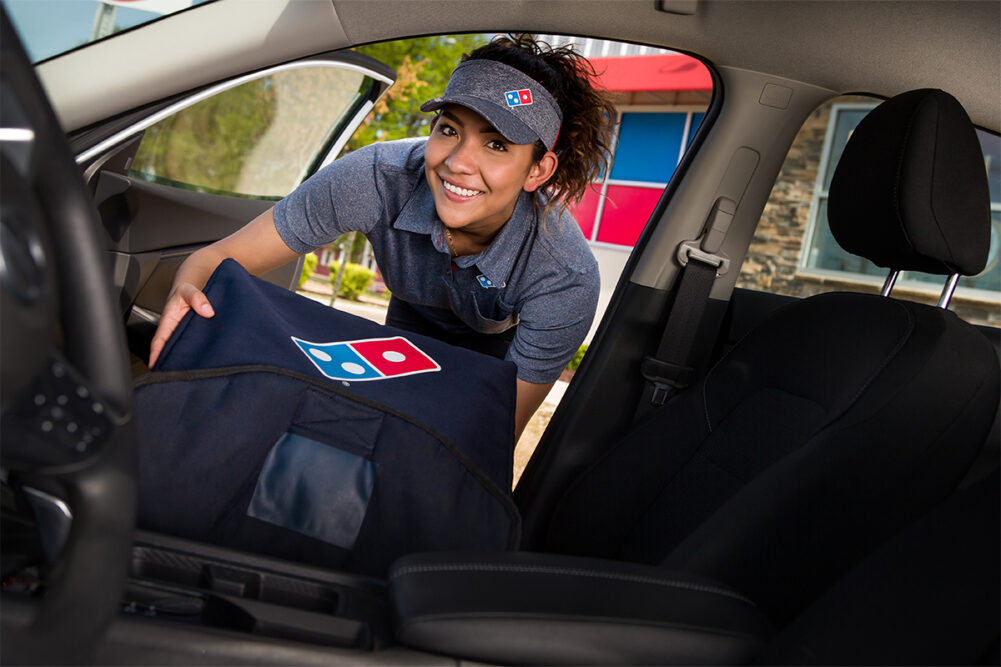 Domino's delivery driver