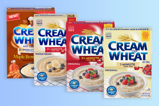 Cream of Wheat boxes