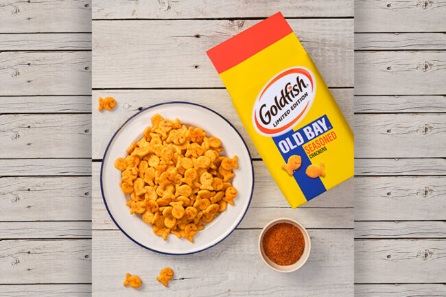 Old Bay Seasoned Goldfish crackers