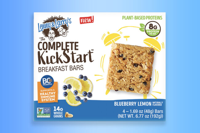 Lenny & Larry's Complete Kickstart breakfast bars