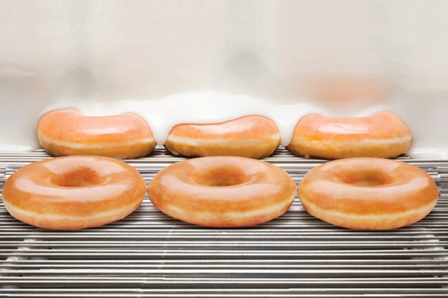 Krispy Kreme glazed donuts