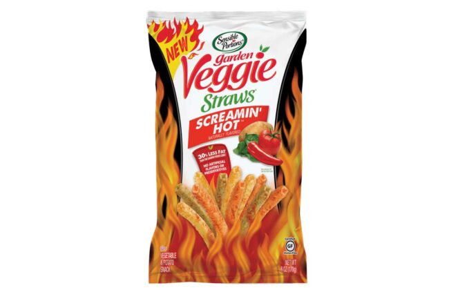 Screamin' Hot Veggie Straws.