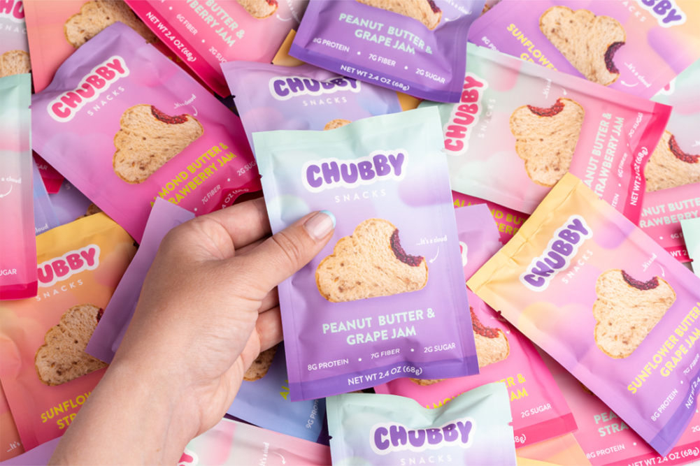 Chubby Snacks crustless sandwiches