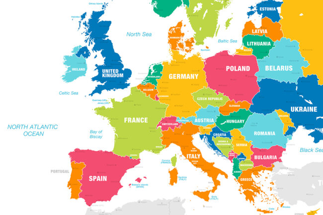 Map of Europe