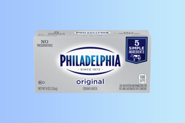 Philadelphia cream cheese