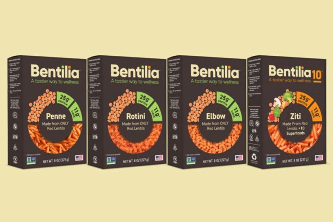 Bentilia pasta rebrand