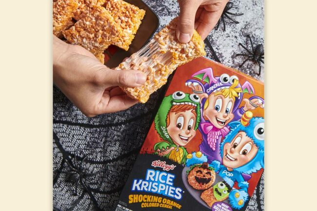 Rice Krispies Shocking Orange Colored Cereal