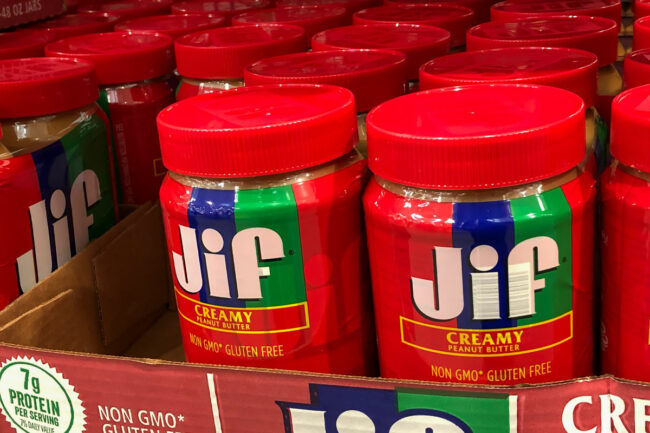 Jif peanut butter