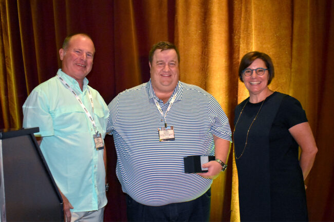 From left, Brian Doyle, Ford Mennel and Jane DeMarchi