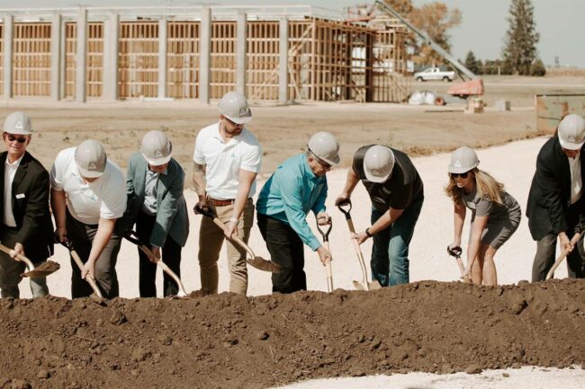 Ancient Brands Milling Dyersville groundbreaking