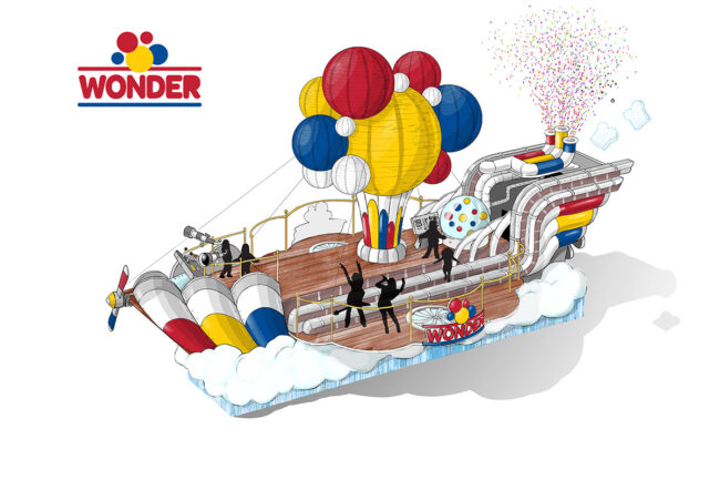 Wonder Bread Thanksgiving parade float