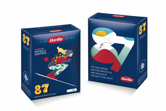 Barilla pasta packaging