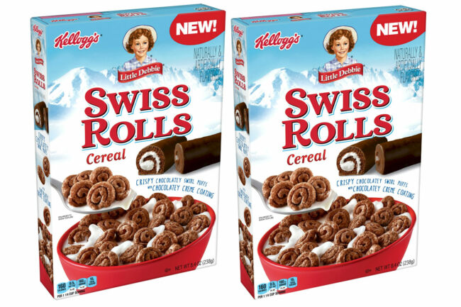 Kellogg's Little Debbie Swiss Rolls Cereal