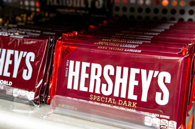 Hershey's chocolate bars