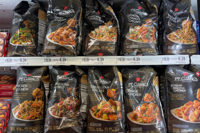 P.F. Chang's frozen meals