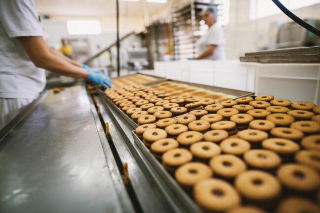 Cookie bakery production line