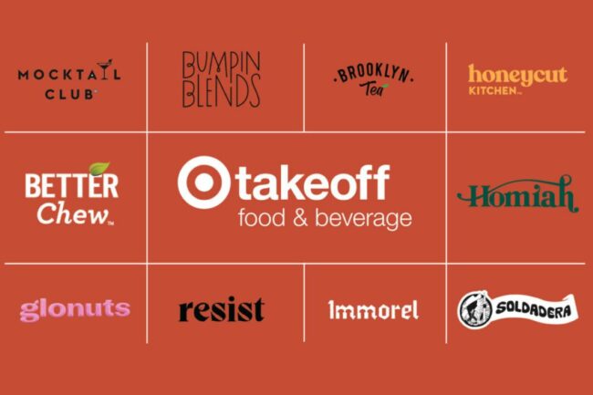 Target Takeoff Food and Beverage accelerator 2023 brands